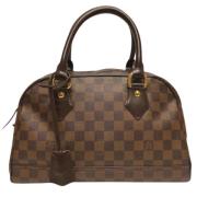 Pre-owned Canvas handbags Louis Vuitton Vintage , Brown , Dames