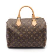 Pre-owned Canvas handbags Louis Vuitton Vintage , Brown , Dames