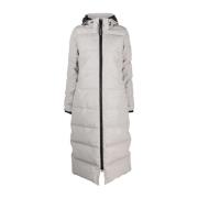 Grijze Gewatteerde Gewatteerde Jas met Capuchon Canada Goose , Gray , ...