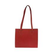 Pre-owned Leather shoulder-bags Loewe Pre-owned , Red , Dames