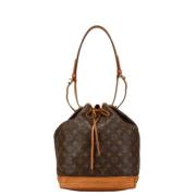 Pre-owned Canvas shoulder-bags Louis Vuitton Vintage , Brown , Dames