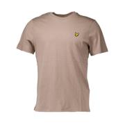 Taupe T-shirt Ts400Vog Lyle & Scott , Beige , Heren