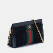 Pre-owned Suede shoulder-bags Gucci Vintage , Black , Dames