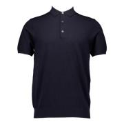 Donkerblauwe Polo Shirt Profuomo , Blue , Heren