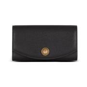 Emblème generfd kalfsleer clutch Balmain , Black , Dames