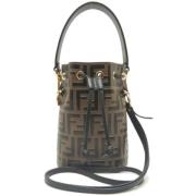 Pre-owned Leather crossbody-bags Fendi Vintage , Brown , Dames