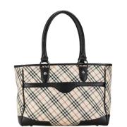 Pre-owned Canvas totes Burberry Vintage , Beige , Dames