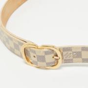 Pre-owned Canvas belts Louis Vuitton Vintage , Blue , Dames