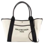 Leather totes Balenciaga , White , Dames