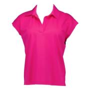 Fiona Roze Polo Shirt Desoto , Pink , Dames