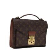 Pre-owned Canvas louis-vuitton-bags Louis Vuitton Vintage , Brown , Da...