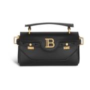 B-Buzz 19 leren tas Balmain , Black , Dames