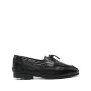 Zwarte Leren Veterschoenen Bally , Black , Heren