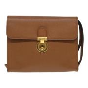 Pre-owned Leather handbags Salvatore Ferragamo Pre-owned , Brown , Uni...