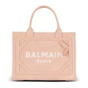 Kleine suède B-Leger tas Balmain , Pink , Dames