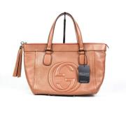 Pre-owned Fabric gucci-bags Gucci Vintage , Brown , Dames