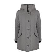 Grijze donsjas met capuchon Canada Goose , Gray , Dames