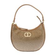 Beige Hobo Tas Twinset , Beige , Dames