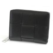 Pre-owned Leather wallets Bottega Veneta Vintage , Black , Dames