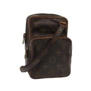 Pre-owned Canvas louis-vuitton-bags Louis Vuitton Vintage , Brown , Da...