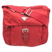 Pre-owned Canvas crossbody-bags Prada Vintage , Red , Dames