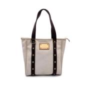 Pre-owned Leather louis-vuitton-bags Louis Vuitton Vintage , White , D...