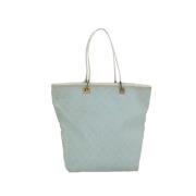 Pre-owned Canvas totes Gucci Vintage , Blue , Dames