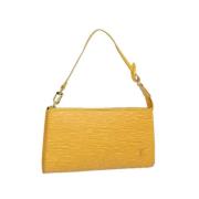 Pre-owned Leather louis-vuitton-bags Louis Vuitton Vintage , Yellow , ...