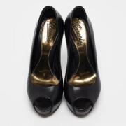 Pre-owned Leather heels Gucci Vintage , Black , Dames