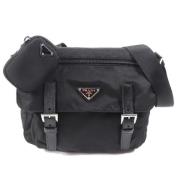 Pre-owned Canvas prada-bags Prada Vintage , Black , Dames