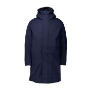 Parka's in donkerblauwe stijl Qm486 Krakatau , Blue , Heren