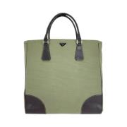 Pre-owned Canvas prada-bags Prada Vintage , Green , Dames