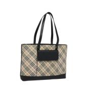 Pre-owned Canvas totes Burberry Vintage , Beige , Dames