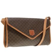 Pre-owned Leather celine-bags Celine Vintage , Brown , Dames