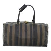 Pre-owned Canvas travel-bags Fendi Vintage , Brown , Dames