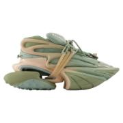 Fabric sneakers Balmain , Green , Dames