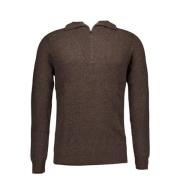 Donkerbruine Pullover Sweater Profuomo , Brown , Heren