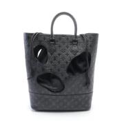 Pre-owned Leather totes Louis Vuitton Vintage , Black , Dames