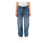 Gebogen 3D Boyfriend Fit Jeans G-star , Blue , Dames