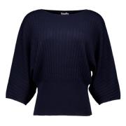 Donkerblauwe Sweaters No man's land , Blue , Dames