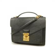 Pre-owned Fabric louis-vuitton-bags Louis Vuitton Vintage , Black , Da...