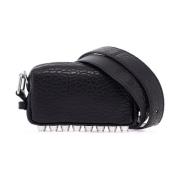 Gestudde Mini Schoudertas Alexander Wang , Black , Dames