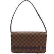 Pre-owned Canvas handbags Louis Vuitton Vintage , Brown , Dames