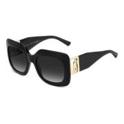 Zwarte Hars Zonnebril Jimmy Choo , Black , Dames