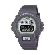 Grijze Hars Digitale Quartz Horloge Casio , Gray , Heren