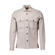 Midtown Overshirt Lichtbruin Genti , Beige , Heren