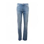 Skinny Fit Denim Jeans Lichtblauw Emporio Armani , Blue , Heren