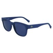 Sportieve Elegantie Zonnebril Lacoste , Blue , Heren