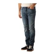 Slim Fit Heren Jeans Blauw Hugo Boss , Blue , Heren