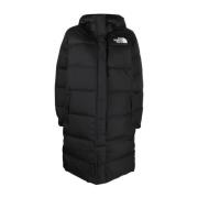 Down Coats The North Face , Black , Dames